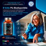 Q-OX+ HOLOPOWERED - Q10 Ubichinolo Kaneka Potenziato  | 8 Volte Più Biodisponibile | Coenzima Q10 Attivo - immagine 2