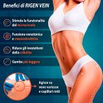 RIGEN-VEIN - Diosmina, Esperidina per Vene Varicose, Gambe Gonfie, Capillari Rotti e Microcircolo - immagine 3